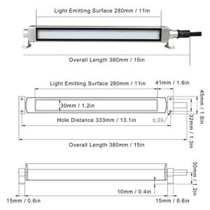 ECLAIRAGE ATELIER PAL - Lumière LED 10W - Lampe anti-déflagrante étanche IP68 de lumière LED de tube de machine pour l'éclairage industriel