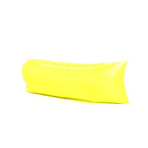 CANAPE GONFLABLE - FAUTEUIL GONFLABLE Yellow Sac de couchage gonflable et pliable pour C