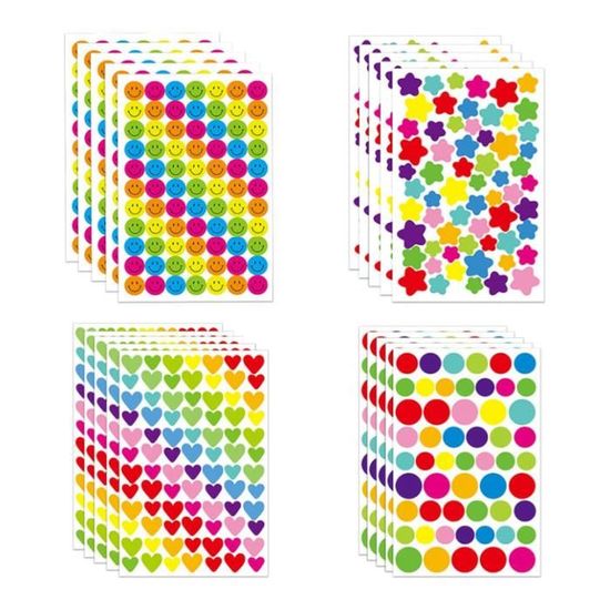 PHOGARY Gommettes 3D Pour Enfants 3,4,5 Ans, 36 Feuilles Autocollants Plus De 500 Stickers