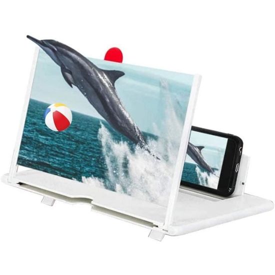 Loupe Écran Smartphone 30,5cm Fengshengli - 3D HD Pliable Pour Films Et Jeux