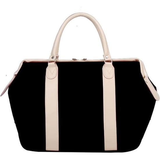 Sac De Voyage Vintage St Michel Week-end - Fourre-tout Homme Marron Foncé Vinyle Rétro
