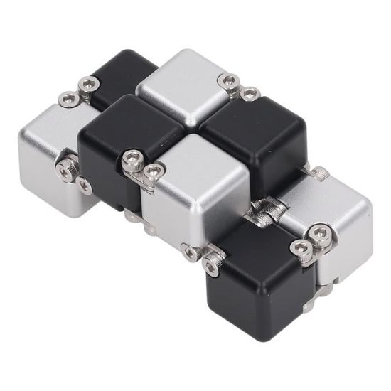 Bague Pliable Anti-stress - Anneau à 4 Doigts En Acier Inoxydable, Jouet Sensoriel Pour Adultes, Anxiété