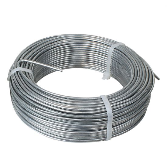 Fil De Tension Acier Galvanisé Linxor - 2,7mm X 100m - Pour Grillage, Clôture, Renforcement - Résistant Corrosion Et UV