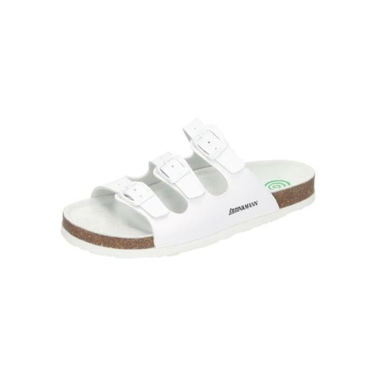 Sandales trois sangles DR. BRINKMANN Femme Blanc