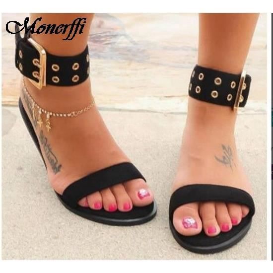 Sandales plates femme 2019