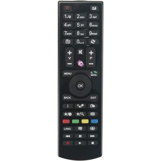Télécommande de remplacement pour climatiseur Airwell RC08A/RC08W - VODOOL - Blanc - Garantie 2 ans - Bricolage