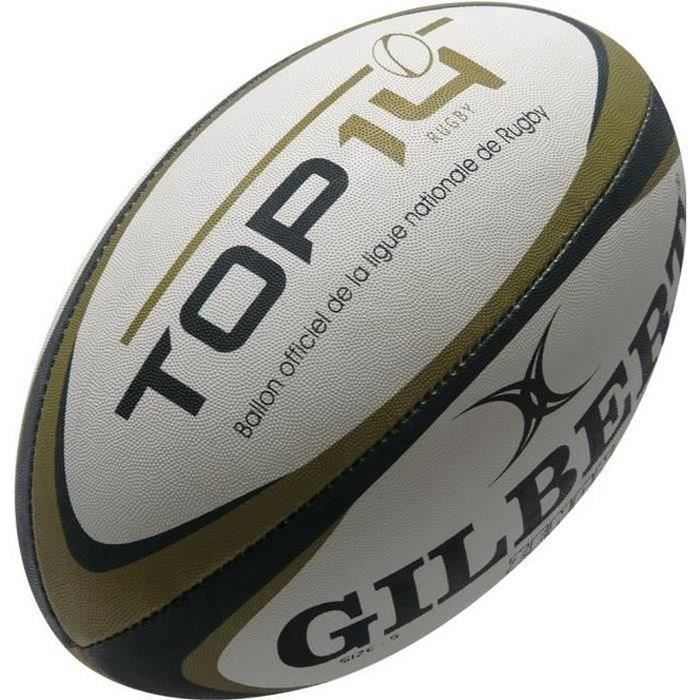 gilbert ballon de rugby replique top 14 mini - homme