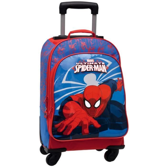 Sac à dos Spiderman Marvel noir enfant garçon primaire