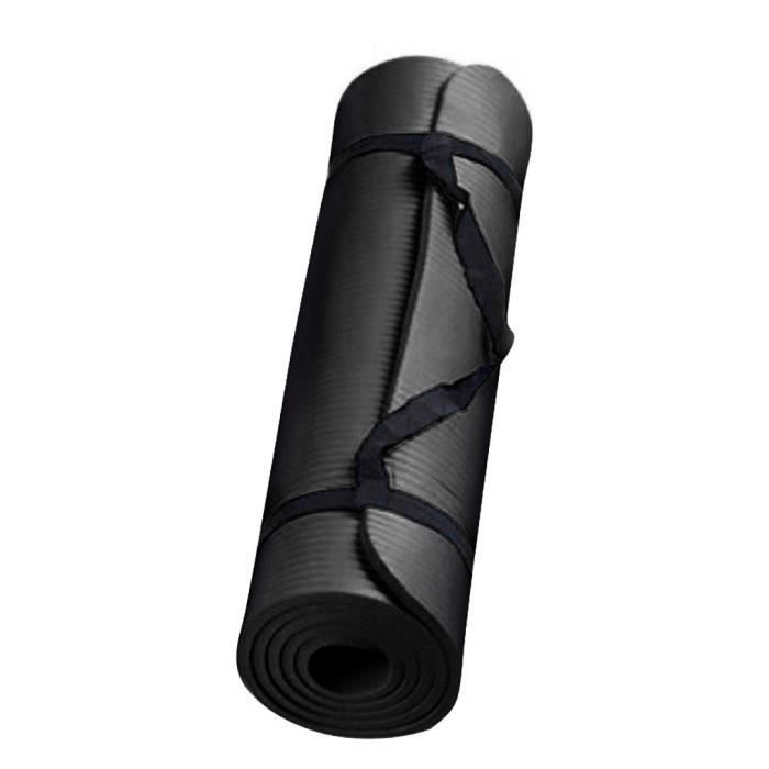 Petit tapis de yoga épais et durable de 15 mm Tapis de sport antidérapant Tapis de fitness Tapis antidérapant pour perdre du poids
