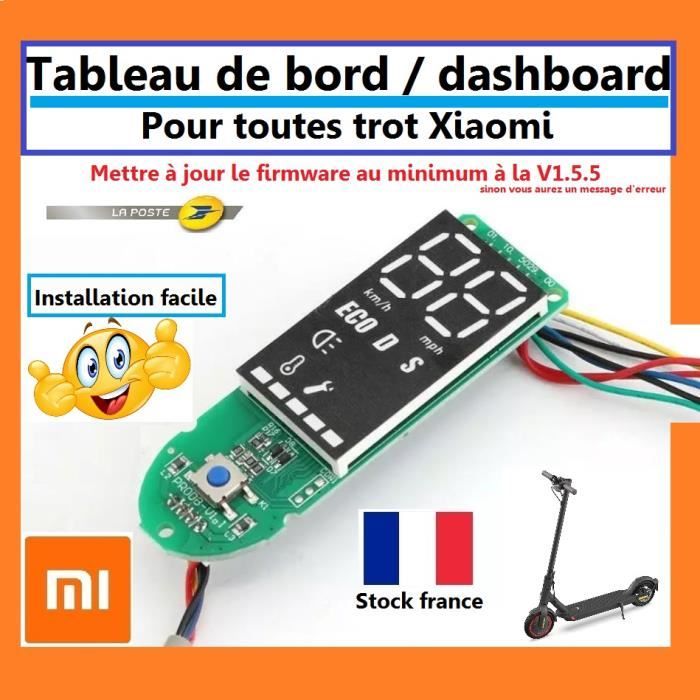 Ecran Xiaomi M365 PRO 1S ESSENTIAL Dashboard trottinette électrique pièce detachée xiaomi de remplacement compatible tableau de bord