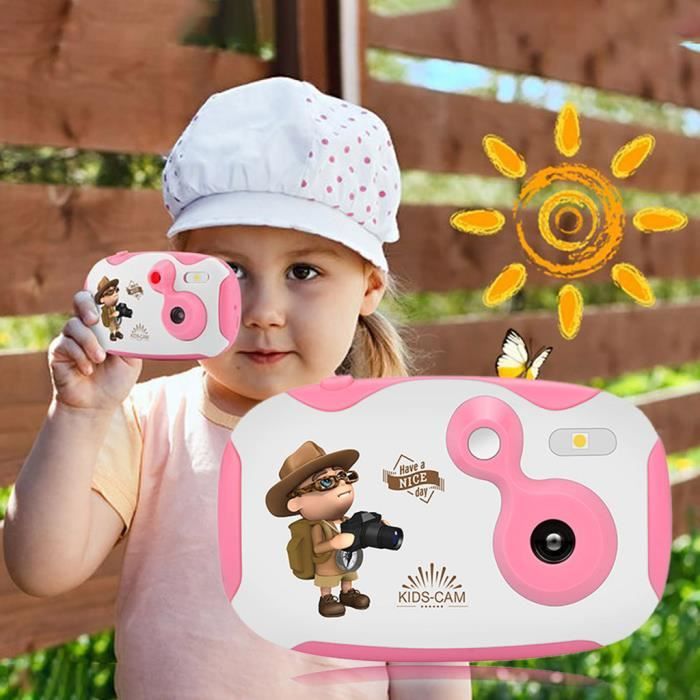 【Caméra enfant】Appareil photo numérique pour enfants Appareil photo jouet mignon pour enfants Écran de 1,44 pouces Creative DIY