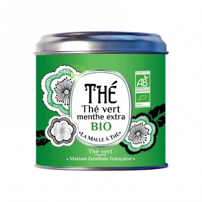 Thé Vert Menthe extra BIO 100gr