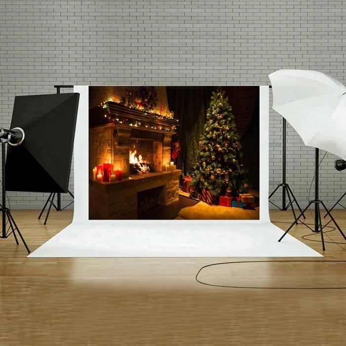 HT Mur vinyle panneaux muraux Noël 5x3FT Digital Toile de fond Photographie Studio C ds458 - HTTNS903A6597