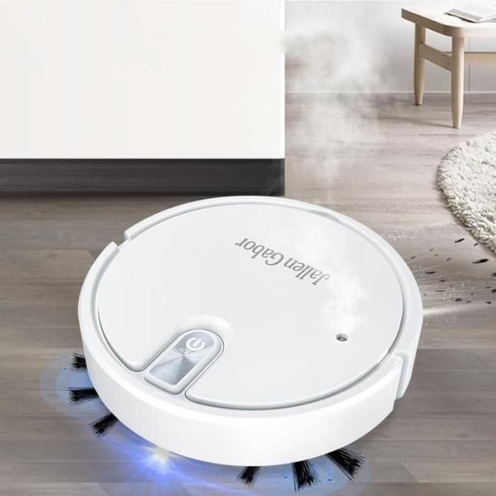 Robot Aspirateur Automatique, Balayage et Aspiration 1800Pa puissants pour nettoyer la Poussière et Poils d'animaux