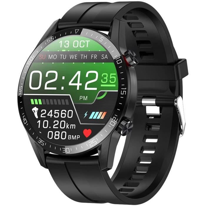 jpantech Montre Connectée Homme Femme, Bracelet Connecté Moniteur de Fréquence Cardiaque Podomètre Moniteur Calories Fitness...