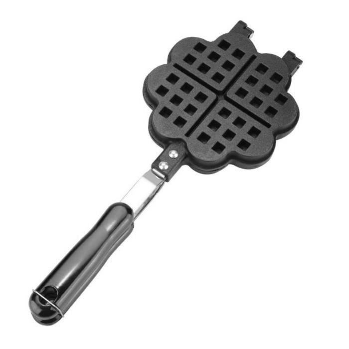 Anti-Adhésif Gaufrier Double Face Moule De Cuisson Moule En Alliage D'aluminium Gaufre Moule Plaque De Cuisson Outil De Cuisson