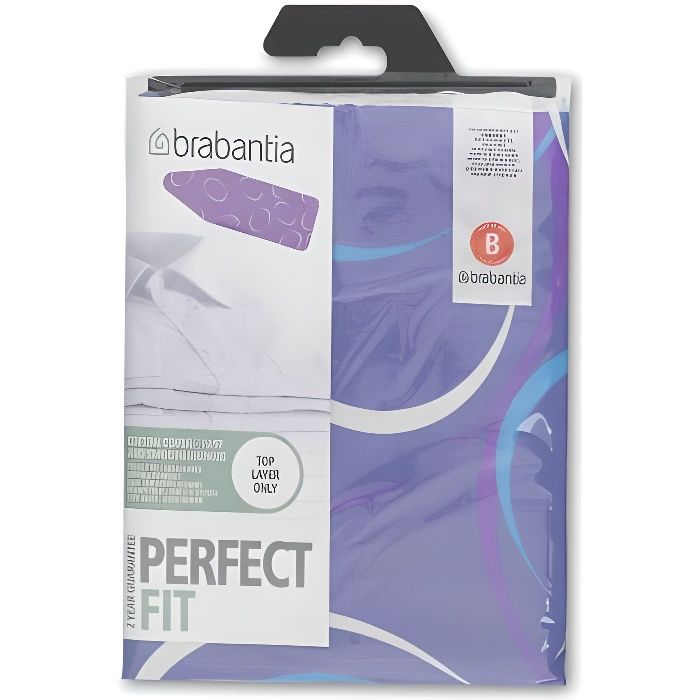 BRABANTIA Housse pour table à repasser 110 x30 cm - Violet