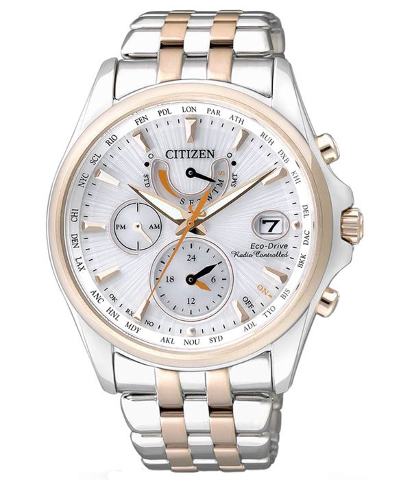 Citizen Elegant FC0014-54A Montre Radio-Pilotée pour femmes Eco-Drive Multibande 4