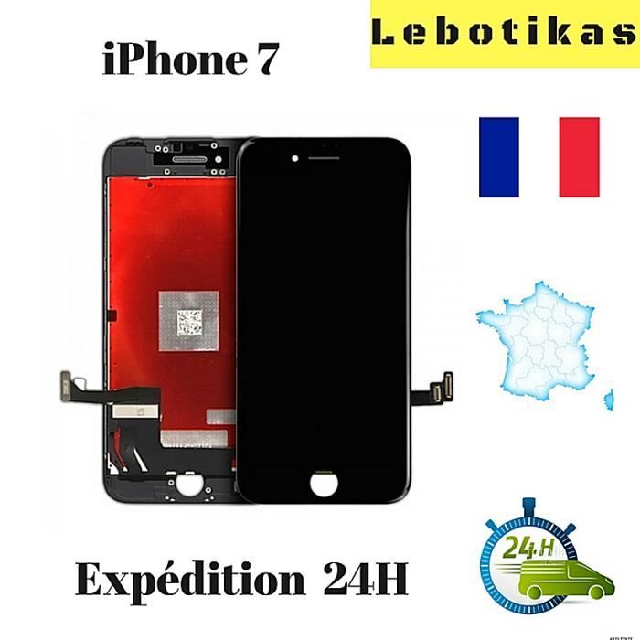 ECRAN LCD VITRE TACTILE POUR IPHONE 7 NOIR