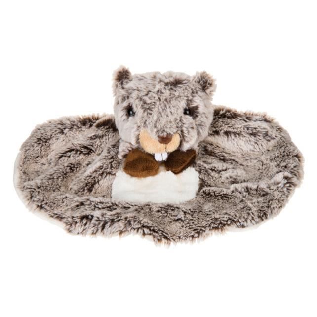 Histoire d'Ours Studio Doudou plat marmotte 28 cm bébé fille ou garçon