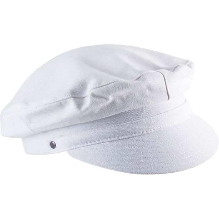 CASQUETTE DE MARIN (Blanc - L/XL - Unisexe)