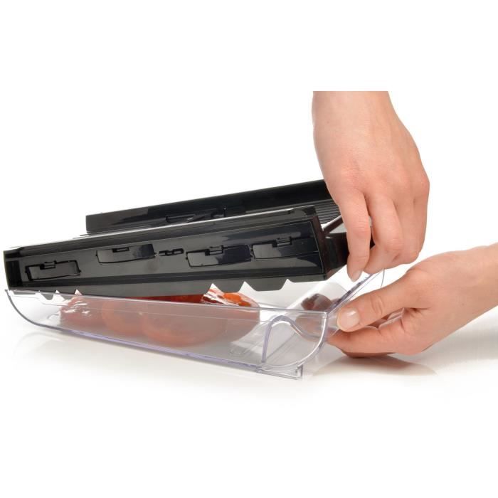 MASTRAD F21080 Mandoline V avec réservoir - Noir