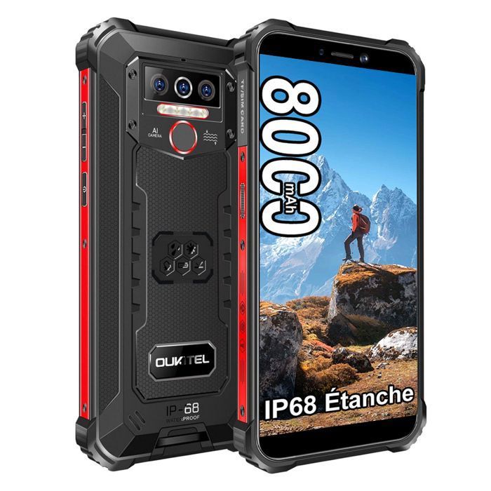 OUKITEL WP5 Smartphone 4G Robuste IP68 Etanche 5.5\