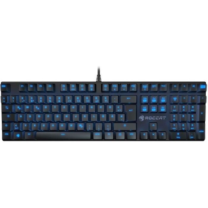 Roccat Clavier Gamer mécanique Suora Filaire Rétroéclairié TTC Marron AZERTY PC