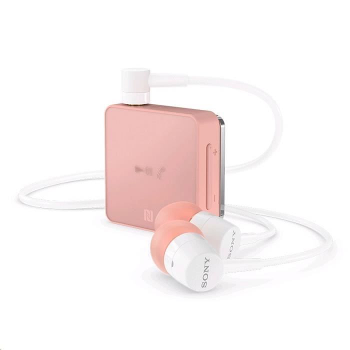 Écouteurs Universels Oreillette Bluetooth d'origine Sony SBH24 Rose
