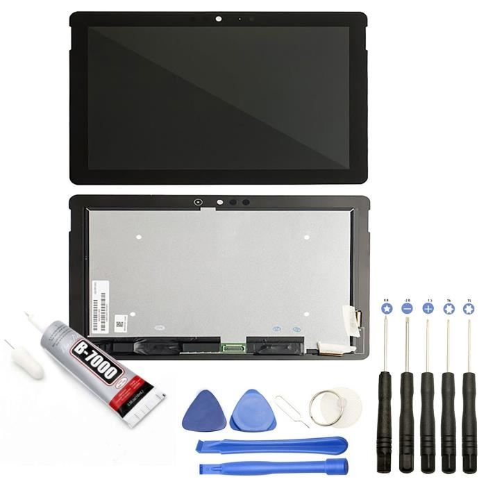 Ecran complet : Vitre tactile + ecran LCD compatible avec Microsoft Surface GO 2 black 1927 10.5\