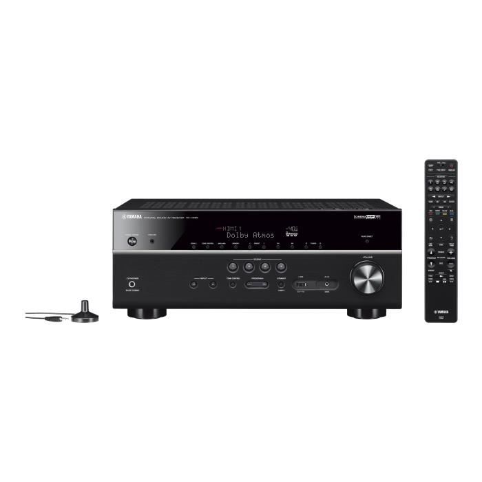 YAMAHA MusicCast RX-V 685 Ti Ampli-tuner Home-Cinéma 7.2 - 7 x 80 W - Wi-Fi - Airplay2 - Bluetooth - 5 entrées HDMI et 2 sorties -