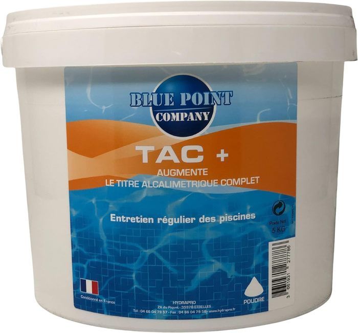 TAC + Piscine - Correcteur TAC alcalinité Piscine/Stabilise Le pH et Maintient l'eau en Parfait État – Produit Conditionné en
