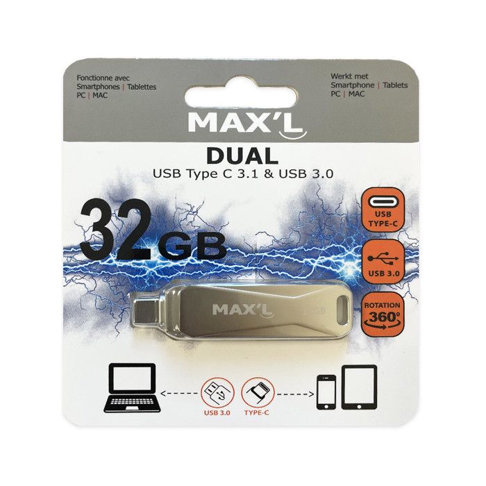MAXELL Cle usb 3.0 Maxl854611 - vue 2