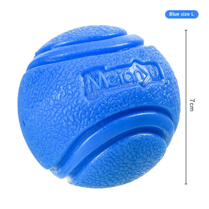 Balle en caoutchouc durable pour chien jouet à mâcher résistant