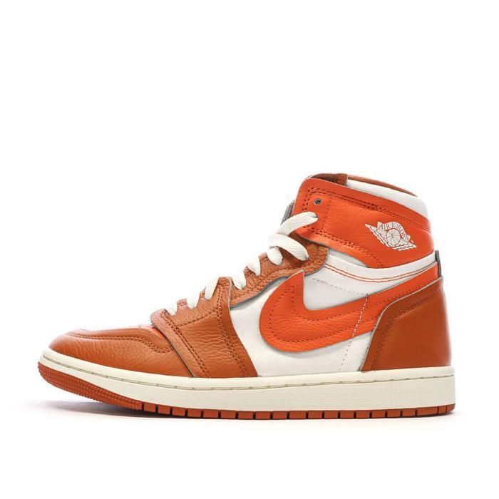 Nike Air Jordan 1 High MM Baskets Oranges Femme Nike