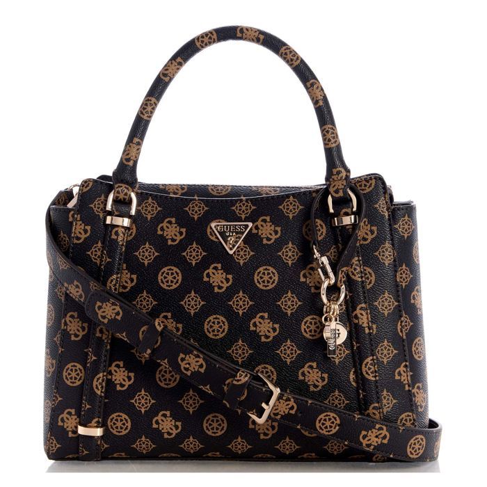 Amovible Guess Ccv Sac Guess GUESS Sac à Main Brun Foncé Brun