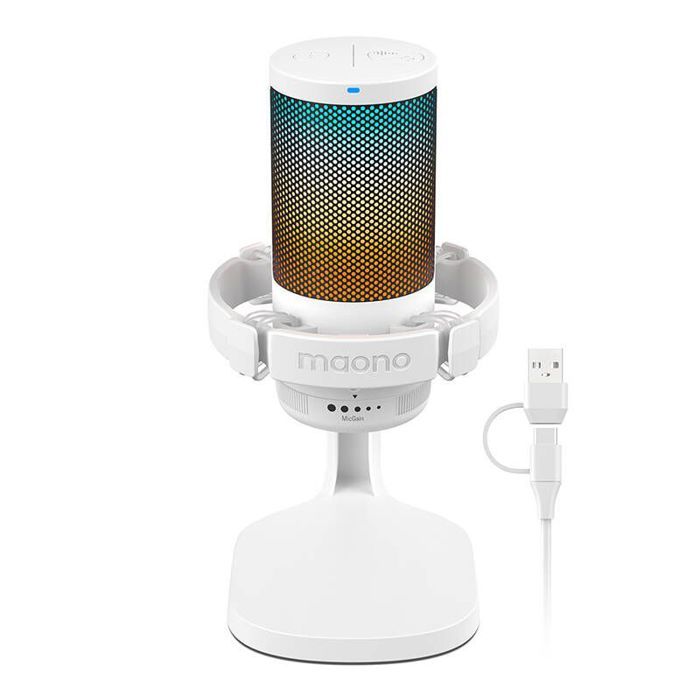 Microphone Maono DGM20 USB cardioïde avec filtre antipop et contrôle tactile - vue 2