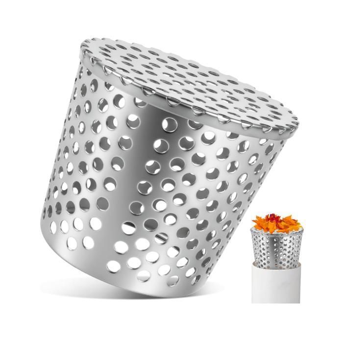 Lot De 2 Filtres Gouttière En Acier Inoxydable 304 - Diamètre 100 Mm - Protection Anti-Feuilles Et Débris Ultra-Durable