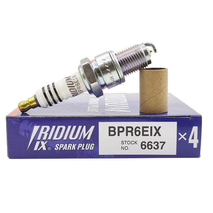 Lot de 4 bougies dallumage en iridium BPR6EIX 6637 pour Audi Subaru BMW Nissan IW20 BPR6EIX-6637 de haute qualité~1972 YYV