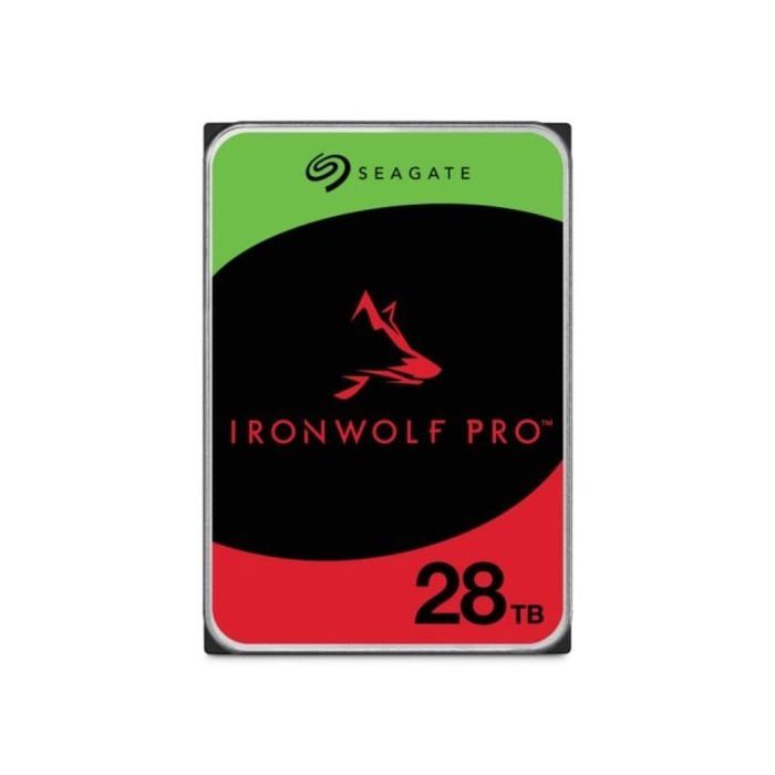 Disco Duro Seagate IronWolf Pro ST28000NT000 28TB HDD 7200rpm SATA III NAS CMR