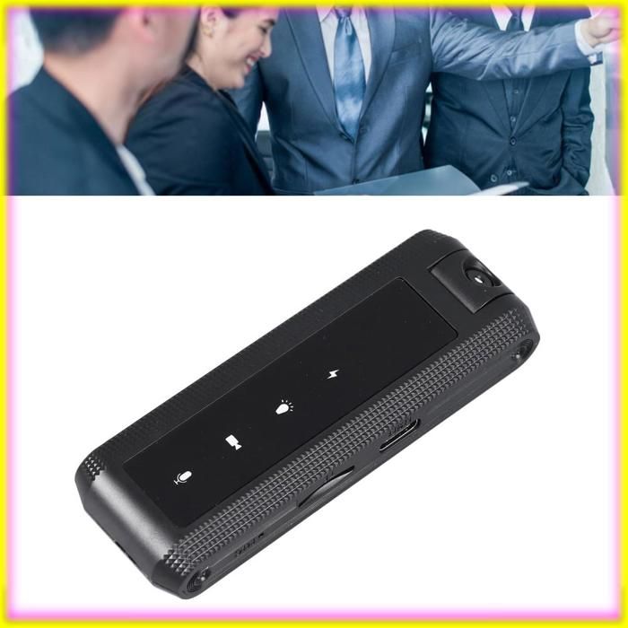 keenso enregistreur vocal portable Enregistreur vocal multifonction HD 1080P son clair objectif rotatif à 180 degrés son video