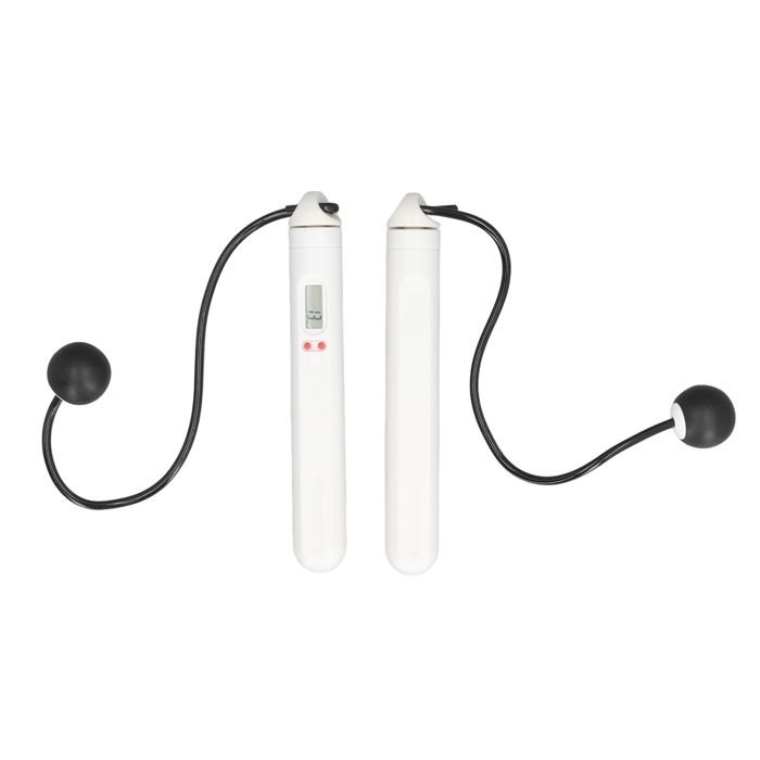 Corde à Sauter Sans Fil JumpFlex PRO – Réglable, Compteur De Sauts/calories, Poignées Lestées