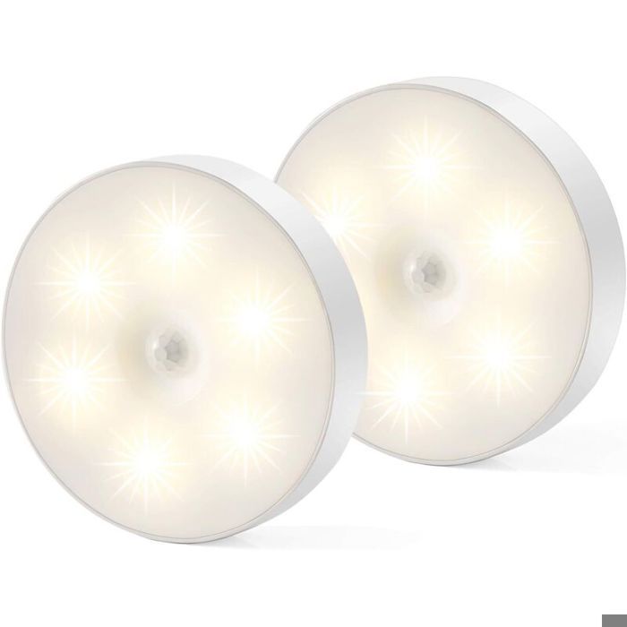 Veilleuse LED détecteur de mouvement - DEKOPRO - Lampe magnétique - Détecteur de mouvement intégré