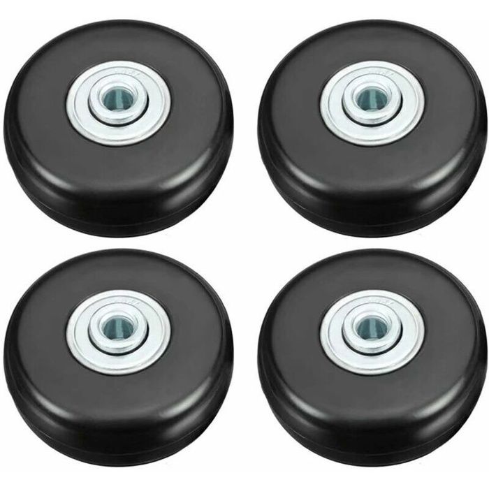 Roulette Valise Bagage Valise Réparation Roulette Charge Lourd 50mm Muette Caoutchouc Universelle Pivotante Roue  4PCS