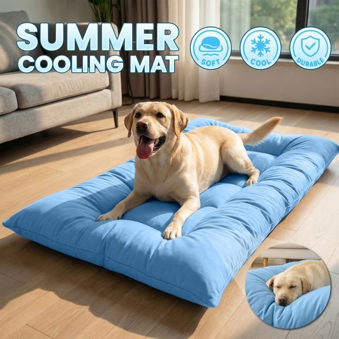 Canapé-lit rafraîchissant extra-large pour chien — Il ne sagit pas dun tapis en gel doté dun tissu respirant.