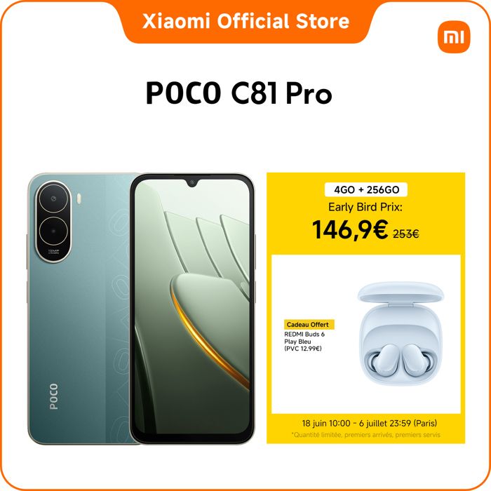 POCO C81 Pro 4 GO + - vue 8