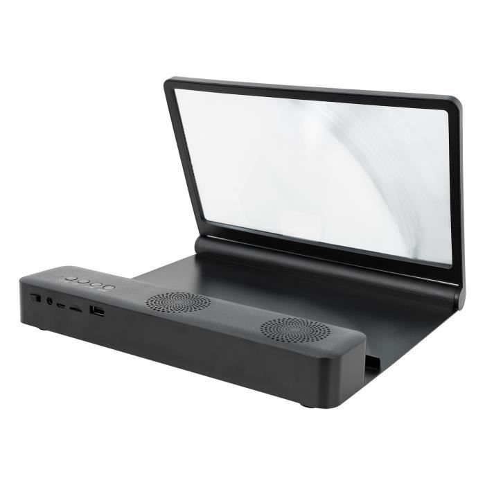 Loupe D'Écran 3D 12 Pouces Pour Smartphone - Amplificateur HD Pliable, Anti Lumière Bleue, Idéal Cinéma Maison, Cadeau Noël