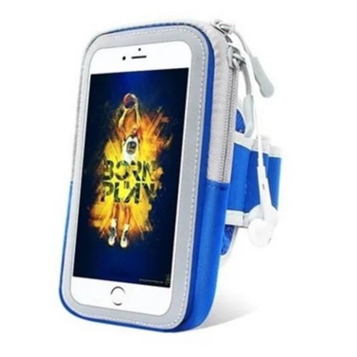 Bleu - Brassard universel ?�tanche pour t?�l?�phone portable, ?�tui de Sport pour iPhone - Cdiscount 