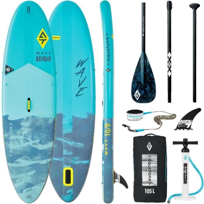 Aquatone Pack Paddle Gonflable Sup Wave 10.0