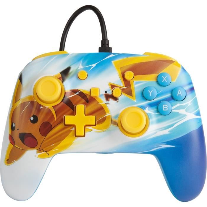 Manette Filaire Switch Pikachu Charge Powera La Manette Filaire
